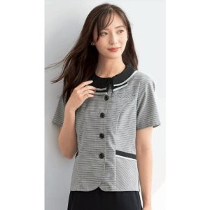 26735 オーバーブラウス 事務服 制服  en joie 株式会社ジョア アンジョア