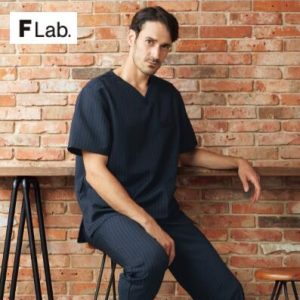 7096SC メンズスクラブ 白衣 FOLK フォーク 医療白衣 看護白衣 病院白衣 FLab.