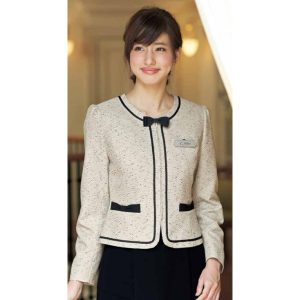 81680 ジャケット ユニフォーム 事務服  制服 en joie 株式会社ジョア アン ジョア