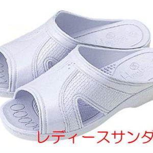 188-83 レディースサンダル 白【シューズ】KAZEN カゼン看護シューズ 医療シューズ