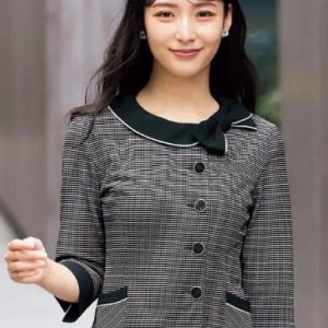 26051 七分袖オーバーブラウス 事務服 en joie 株式会社ジョア アンジョア