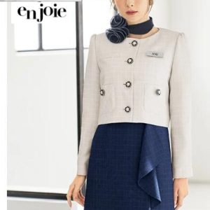 82070 ジャケット ユニフォーム 事務服 制服 en joie 株式会社ジョア アン ジョア