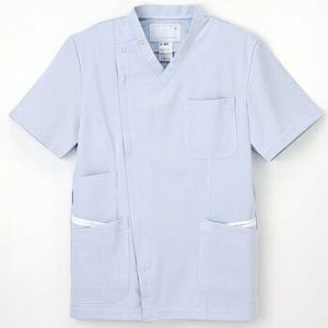 LX-4057 男性 上衣 半袖 医療 ナガイレーベン ナガイ ドクターウェア 医療白衣 看護白衣 NAGAILEBEN LX4057【白衣】