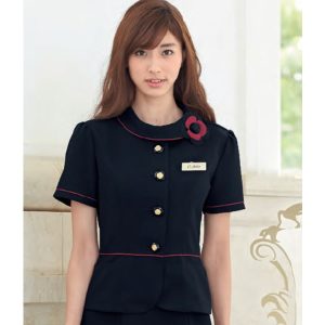 86465 サマージャケット ユニフォーム 事務服  制服 en joie 株式会社ジョア アン ジョア