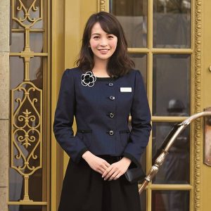 81730 ジャケット ユニフォーム 事務服  制服 en joie 株式会社ジョア アン ジョア