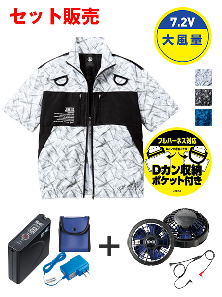 セットですぐ着れる空調服です 掲載写真